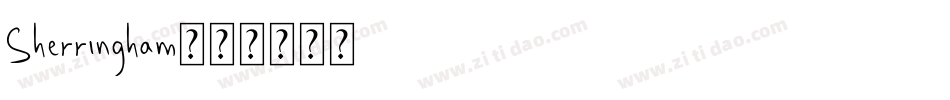 Sherringham字体转换