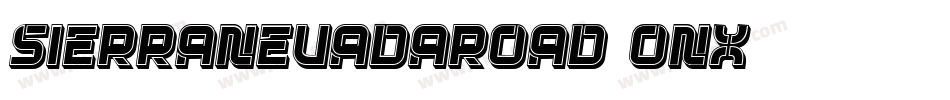 SierraNevadaRoad-3onX字体转换