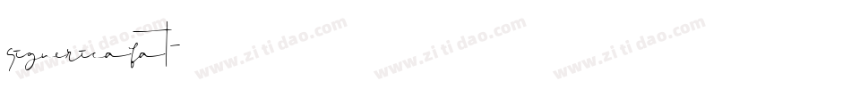 signericafat字体转换