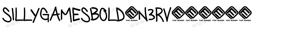 SillygamesBold-n3rV字体转换