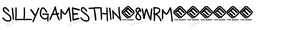 SillygamesThin-8wRM字体转换