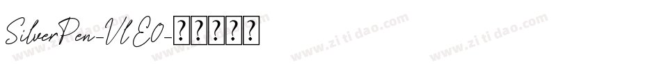 SilverPen-VlE0字体转换