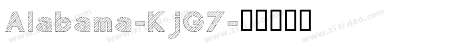 Alabama-KjG7字体转换