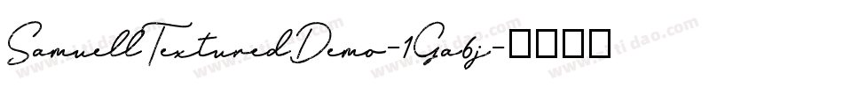 SamuellTexturedDemo-1Ga6j字体转换