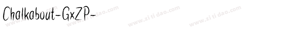 Chalkabout-GxZP字体转换