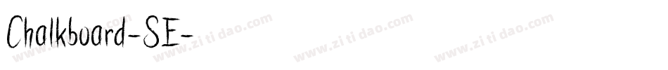 Chalkboard-SE字体转换