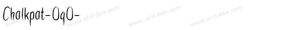 Chalkpat-OqO字体转换