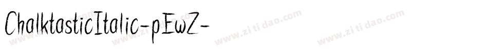 ChalktasticItalic-pEwZ字体转换