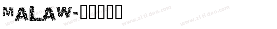 Malaw字体转换
