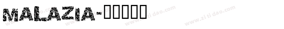 malazia字体转换