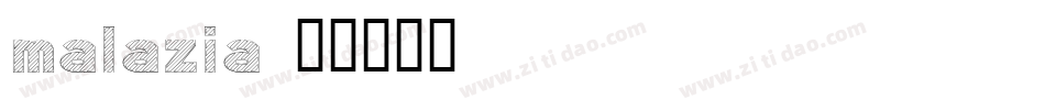 malazia字体转换