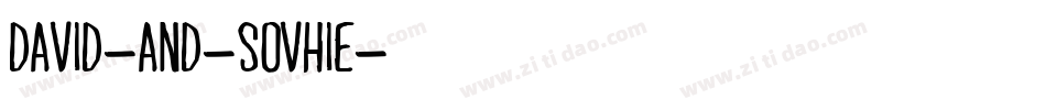 David-And-Sovhie字体转换