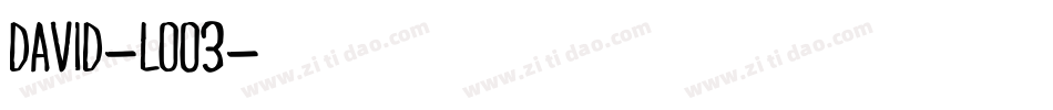 David-LOo3字体转换