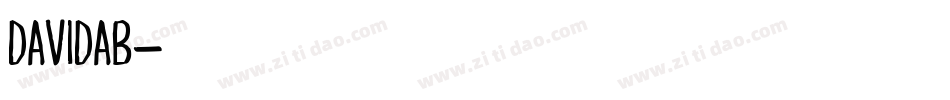Davidab字体转换