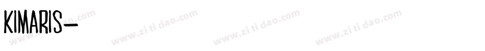 Kimaris字体转换