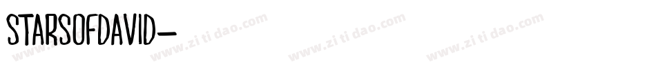 StarsOfDavid字体转换
