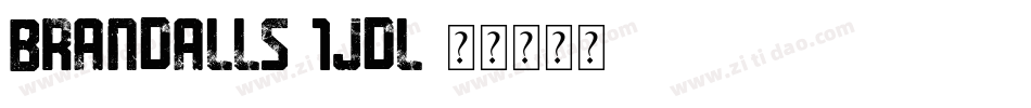 Brandalls-1JdL字体转换