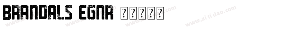 Brandals-Egnr字体转换