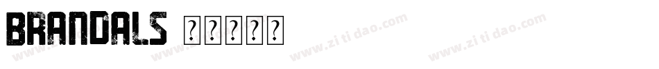 Brandals字体转换