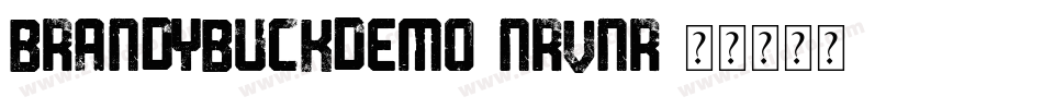 BrandybuckDemo-nRvnR字体转换