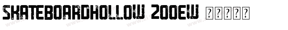 SkateboardHollow-2OOew字体转换