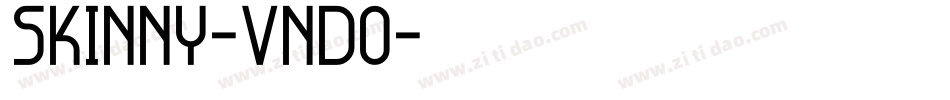 Skinny-VnD0字体转换