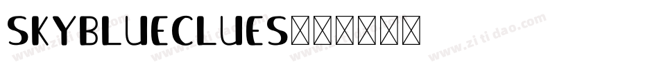 SkyblueClues字体转换
