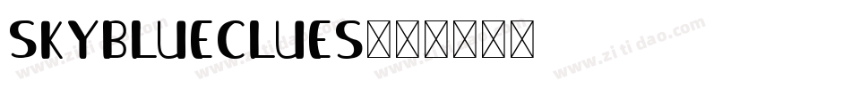 SkyblueClues字体转换