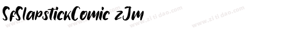 SfSlapstickComic-zJm4字体转换 SfSlapstickComic-zJm4字体转换