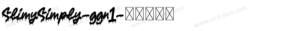 SlimySimply-ggn1字体转换