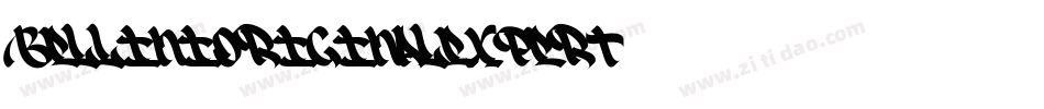 BelliniOriginalExpert字体转换