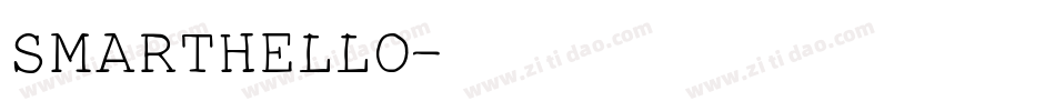 SMARTHELLO字体转换