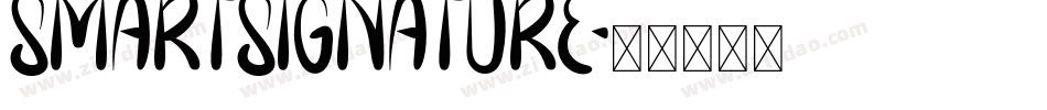 SmartSignature字体转换