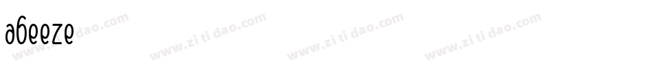 abeeze字体转换