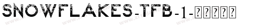 Snowflakes-tfb-1字体转换