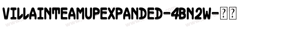 VillainTeamUpExpanded-4Bn2W字体转换