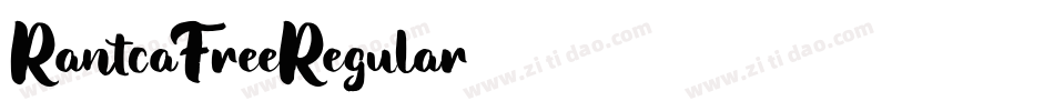 RantcaFreeRegular字体转换