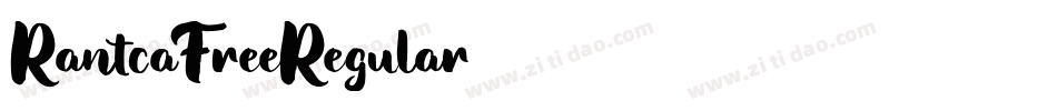 RantcaFreeRegular字体转换