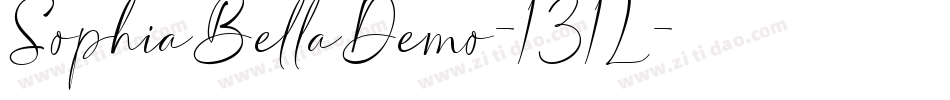 SophiaBellaDemo-131L字体转换