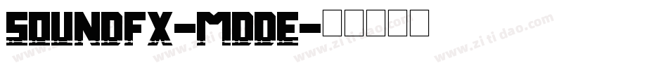 SoundFx-MDde字体转换