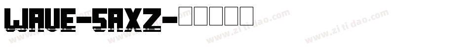 Wave-5axZ字体转换
