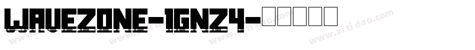 WaveZone-1GnZ4字体转换