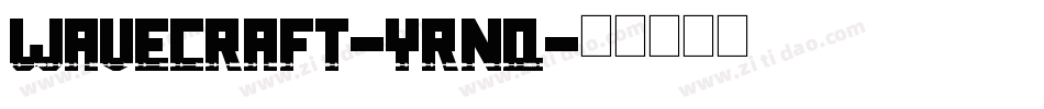 Wavecraft-YRnq字体转换