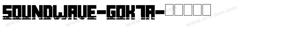 SoundWave-GOK7a字体转换