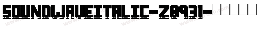 SoundWaveItalic-z8931字体转换
