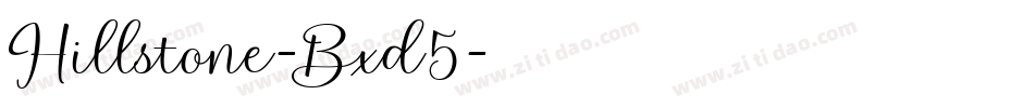 Hillstone-Bxd5字体转换