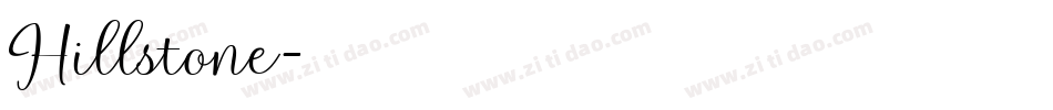 Hillstone字体转换