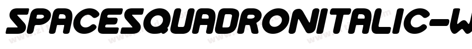 SpaceSquadronItalic-WjZA字体转换