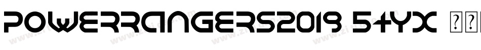 PowerRangers2019-54Yx字体转换