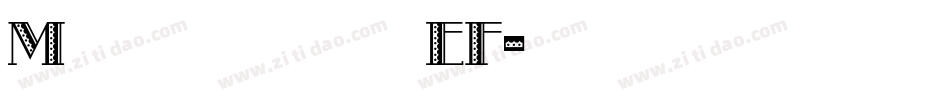 MetropolitainEF字体转换